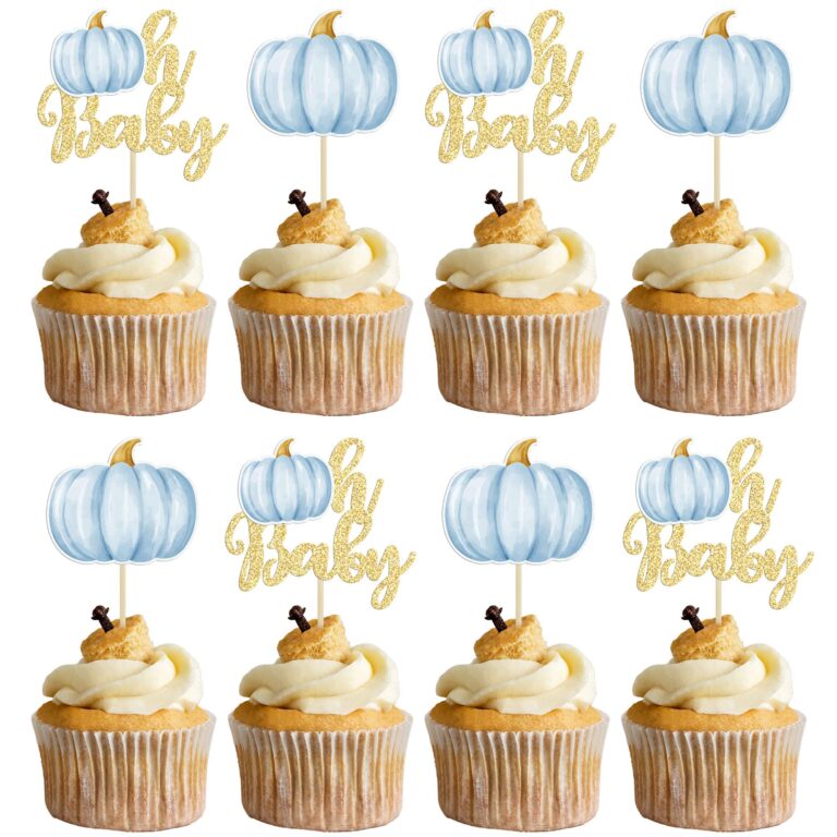 Baby Boy Cupcake Design Fall Theme