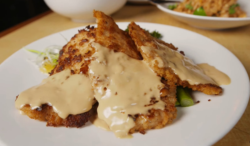 Grill Macadamia Nut Chicken Preparation