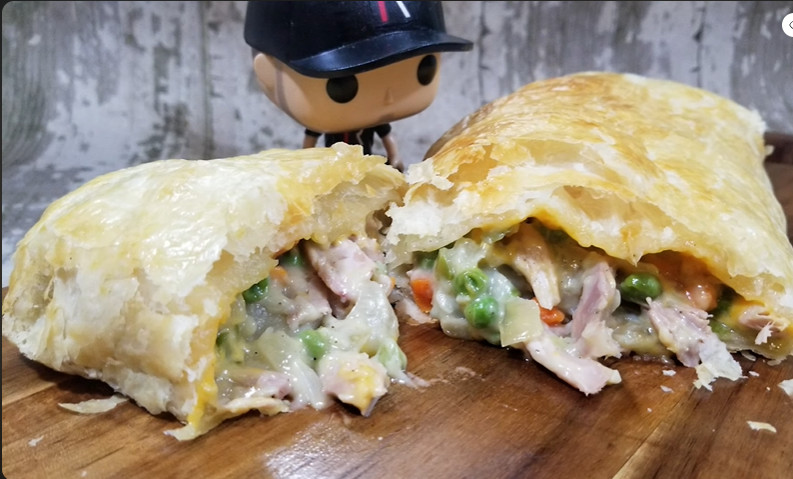 Chicken Pot Pie Stromboli Recipe