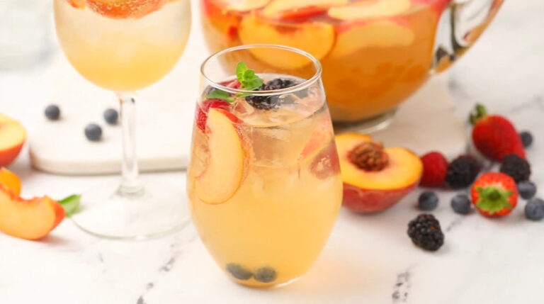 Applebees White Peach Sangria