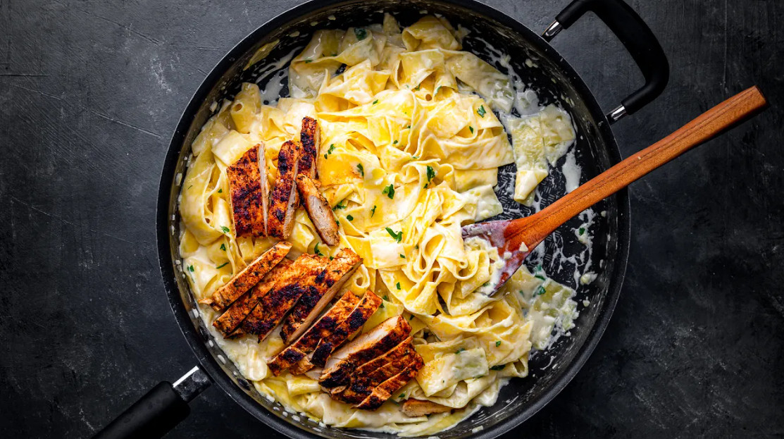 Cajun Ninja Shrimp Fettuccine