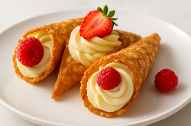 Cheesecake Almond Cone