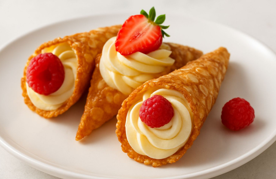 Cheesecake Almond Cone