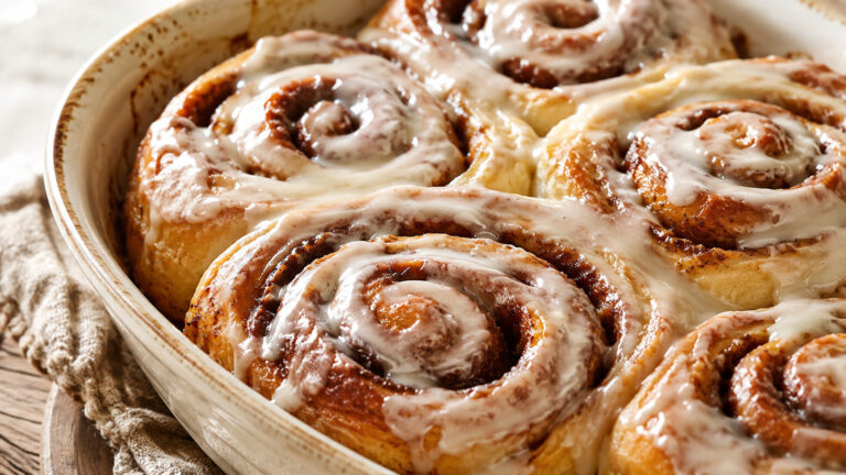 Publix Cinnamon Rolls Recipe with cream cheese icing and cinnamon swirl filling